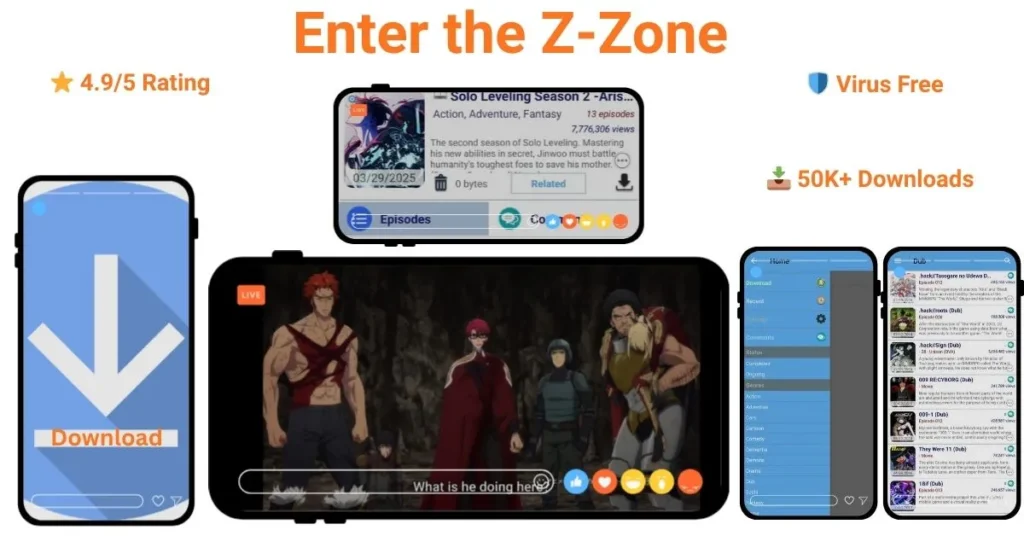 Anime World Z APK Download - Solo Leveling Season 2 Global and India Version